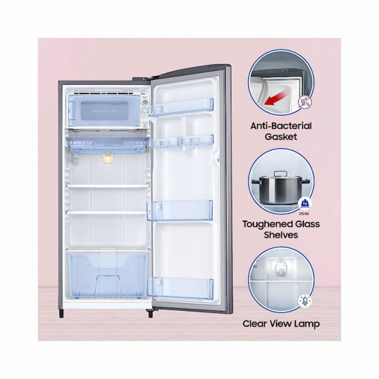 Samsung 183 L 3 Star Digital Inverter Direct Cool Single Door Refrigerator RR20C1723S8 HL