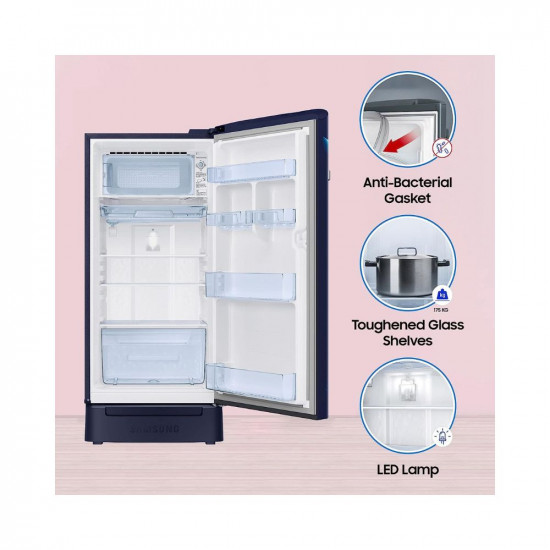 Samsung 189L 5 Star Inverter Direct Cool Single Door Refrigerator RR21C2H25UZ HL