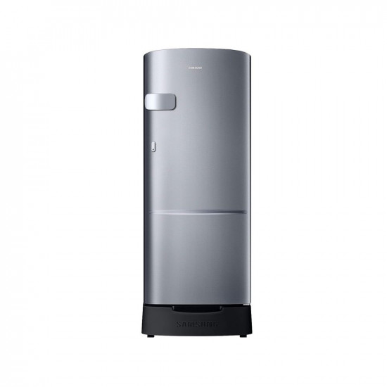 Samsung 192 L 2 Star Direct Cool Single Door Refrigerator (RR20A1Z1BS8/HL, Silver, Elegant Inox, 2022 Model)