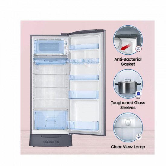 Samsung 223 L 3 Star Digital Inverter Direct Cool Single Door Refrigerator RR24C2823S8 NL