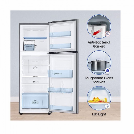Samsung 236 L 2 Star Digital Inverter Frost Free Double Door Refrigerator RT28C3452BX HL