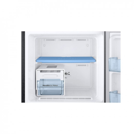 Samsung 236 L 2 Star Digital Inverter Frost Free Double Door Refrigerator (RT28C3452BX/HL, Luxe Black)