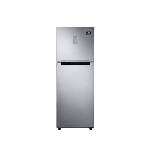 Samsung 253 L 3 Star Inverter Frost Free Double Door Refrigerator (RT28A3723S9/HL, Refined Inox, Convertible, Silver, 2022 Model)