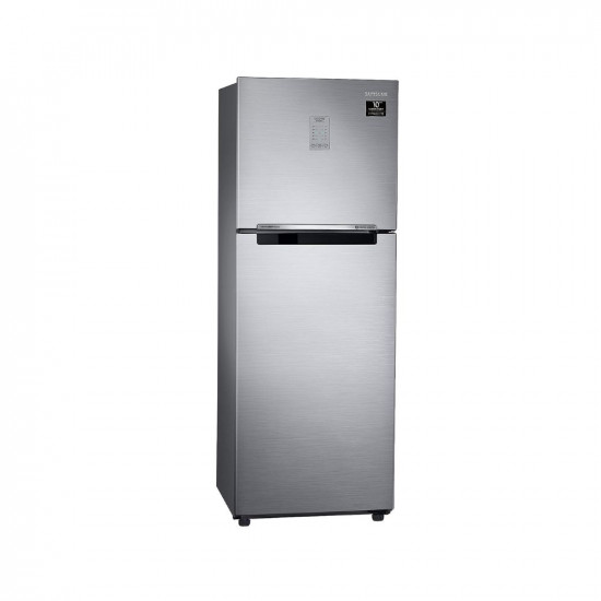 Samsung 253 L 3 Star Inverter Frost Free Double Door Refrigerator (RT28A3723S9/HL, Refined Inox, Convertible, Silver, 2022 Model)