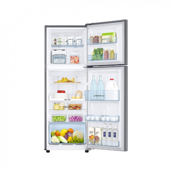 Samsung 253 L 3 Star Inverter Frost Free Double Door Refrigerator (RT28A3723S9/HL, Refined Inox, Convertible, Silver, 2022 Model)