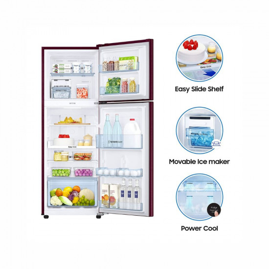 Samsung 253L 2 Star Inverter Frost Free Double Door Refrigerator ?RT28T3922R8 HL