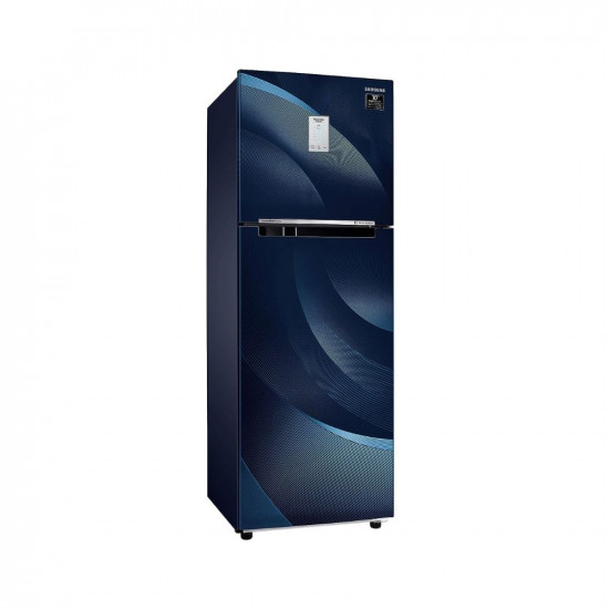 Samsung 265 L 3 Star Inverter Frost Free Double Door Refrigerator(RT30A3A234U/HL,Rythmic Twirl BLUE, 2022 Model)