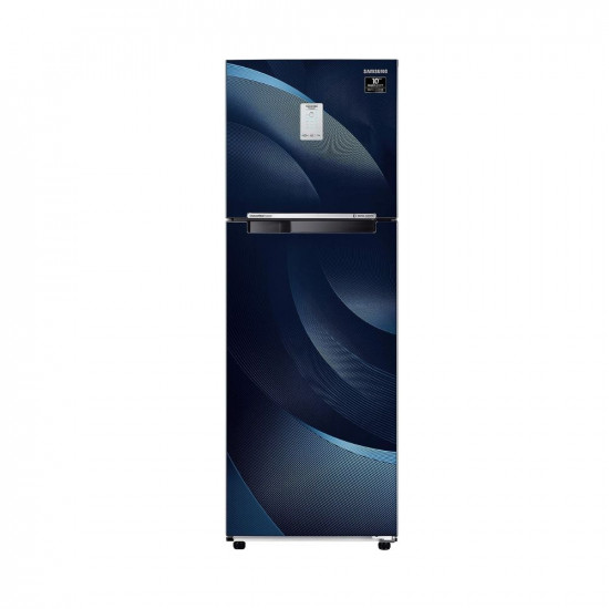 Samsung 265 L 3 Star Inverter Frost Free Double Door Refrigerator(RT30A3A234U/HL,Rythmic Twirl BLUE, 2022 Model)