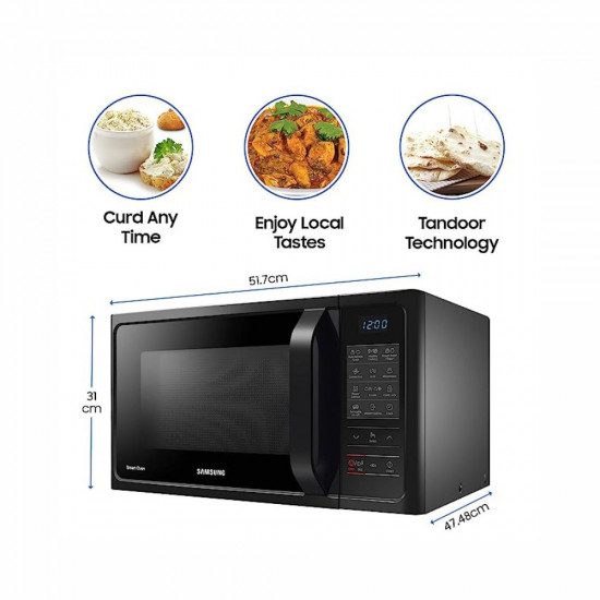 Samsung 28 L Convection Microwave Oven MC28A5013AK TL