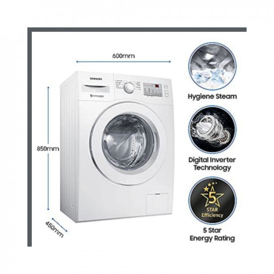 Samsung 6.0 Kg Inverter 5 Star Fully-Automatic Front Loading Washing Machine