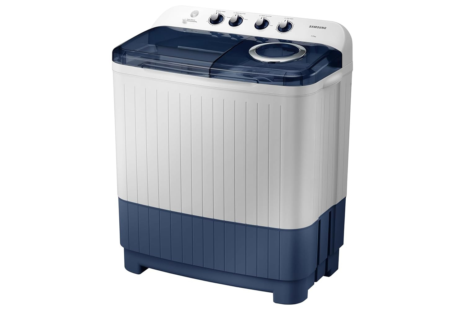 Samsung 7 kg 5 star Semi-Automatic Top Load Washing Machine WT70C3200LLTL Air Turbo Drying Light Gray 2023 Model
