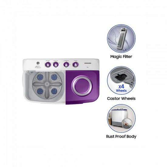 Samsung 7 Kg 5 Star Semi Automatic Top Load Washing Machine WT70M3000UU TL