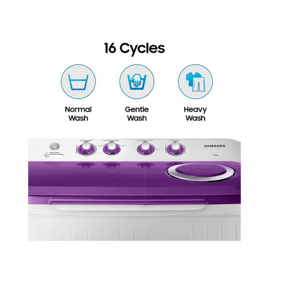Samsung 7 Kg 5 Star Semi Automatic Washing Machine WT70M3000UU TL Light Gray