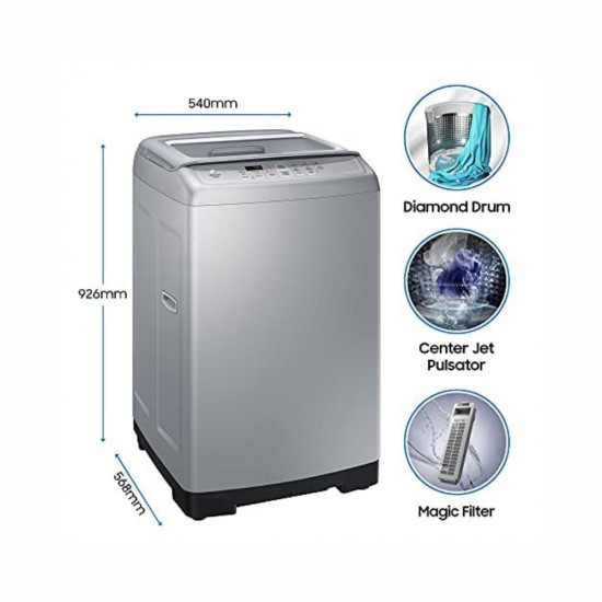 Samsung 7 kg Fully Automatic Top Loading Washing Machine WA70A4002GS TL