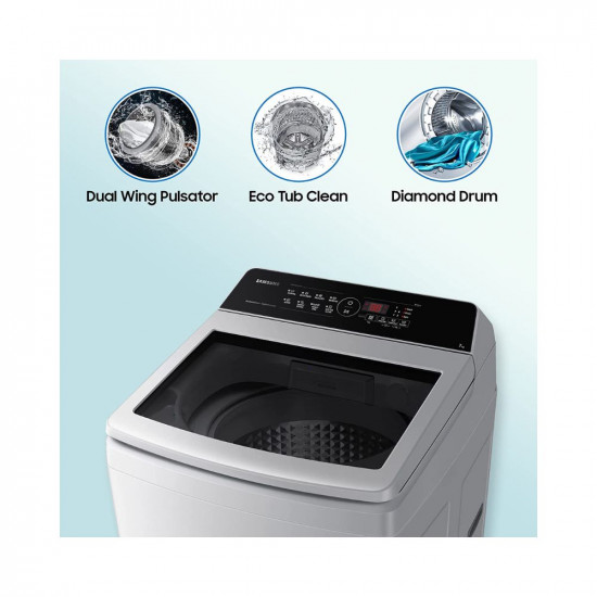 Samsung 7 Kg Inverter 5 Star Fully-Automatic Top Load Eco Bubble Washing Machine