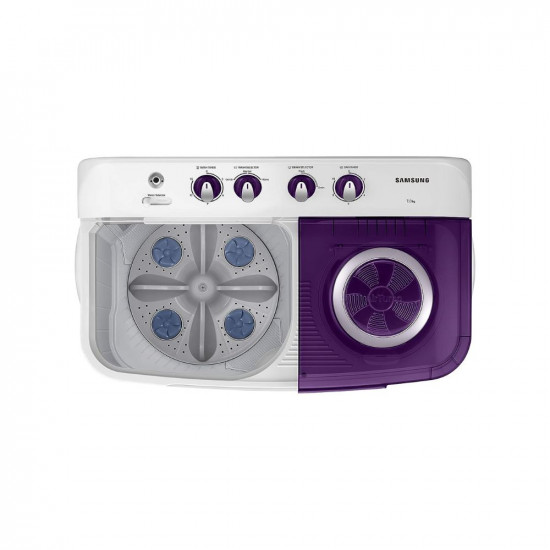 Samsung 7.0 Kg Inverter 5 star Semi-Automatic Washing Machine, Top Load (WT70M3200HL/TL, Light Grey, Air turbo drying)