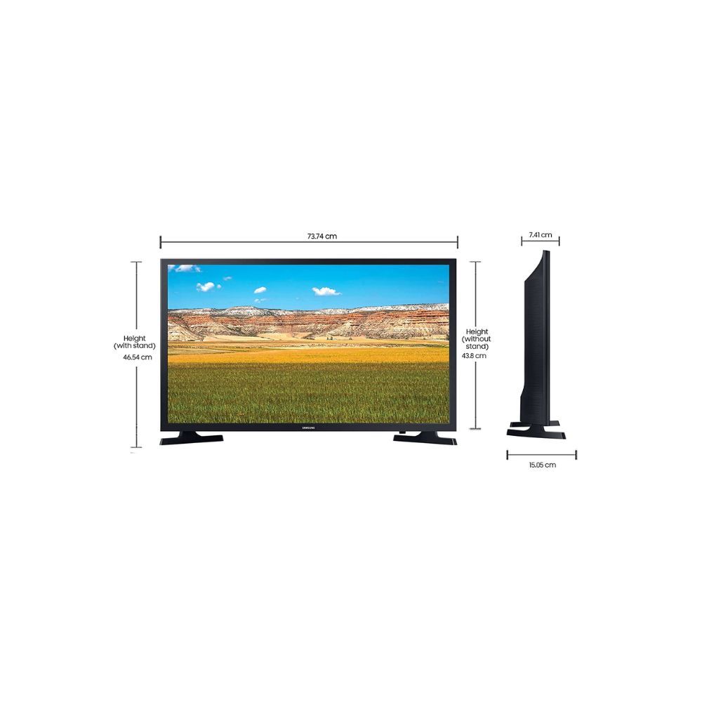 Samsung 80 cm (32 inches) HD Ready LED Smart TV UA32T4700AKXXL (Black)+ Tata sky 1 month basic package