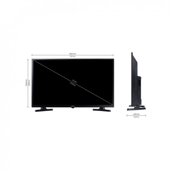 Samsung 80 cm (32 Inches) HD Ready LED TV UA32T4010ARXXL (Black)