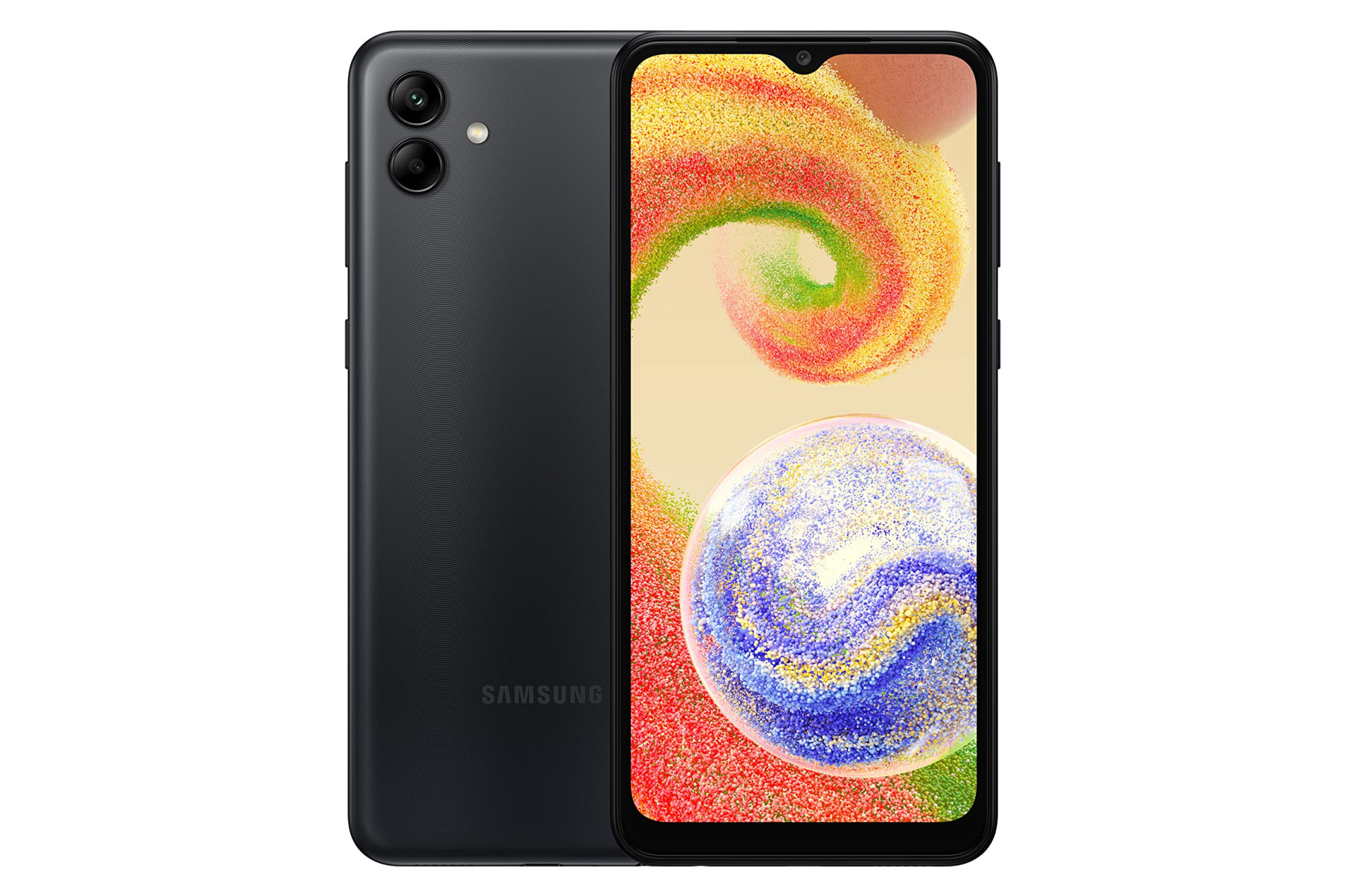 Samsung Galaxy A04 Black 4GB 64GB Storage  50 MP Rear Camera  Face Unlock  Upto 8GB RAM with RAM Plus  MediaTek Helio P35  5000 mAh Battery