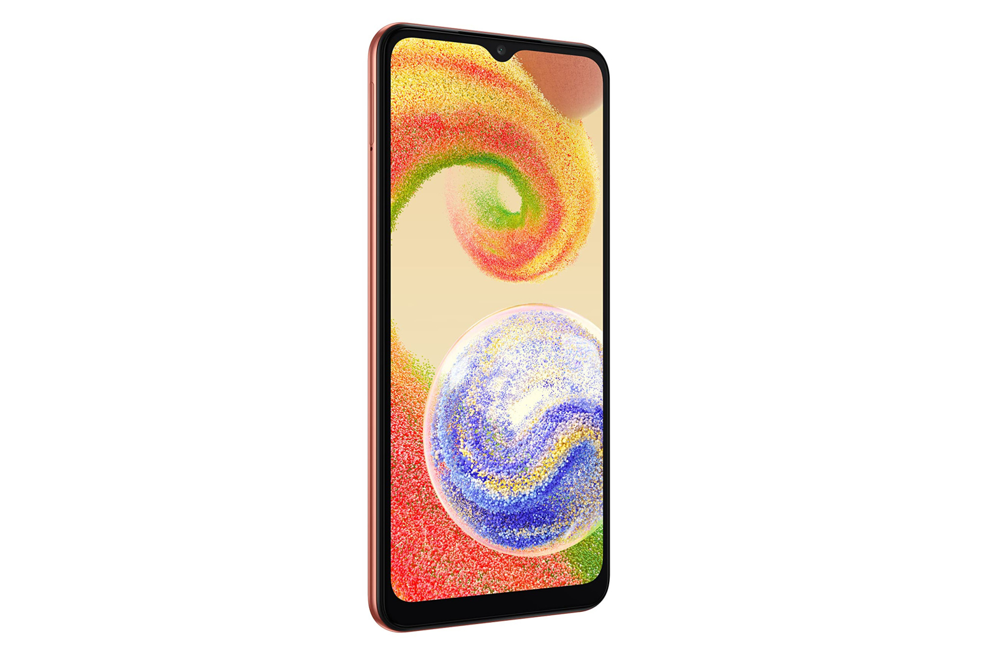 Samsung Galaxy A04 Copper 4GB 128GB Storage  50 MP Rear Camera  Face Unlock  Upto 8GB RAM with RAM Plus  MediaTek Helio P35  5000 mAh Battery