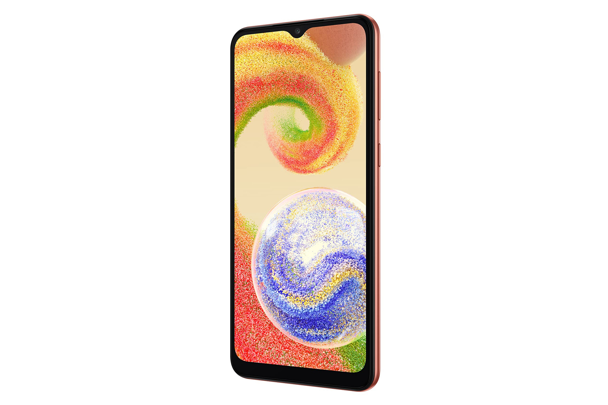 Samsung Galaxy A04 Copper 4GB 128GB Storage  50 MP Rear Camera  Face Unlock  Upto 8GB RAM with RAM Plus  MediaTek Helio P35  5000 mAh Battery