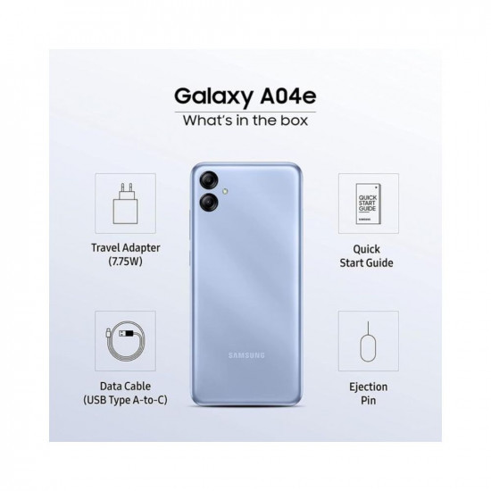 Samsung Galaxy A04e Light Blue, 3GB RAM, 64GB Storage Without Offer