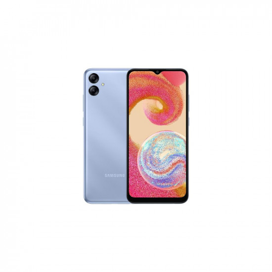 Samsung Galaxy A04e (Light Blue, 4GB, 128GB Storage) | 13 MP Rear Camera | Face Unlock | Upto 8GB RAM with RAM Plus | MediaTek Helio P35 | 5000 mAh Battery