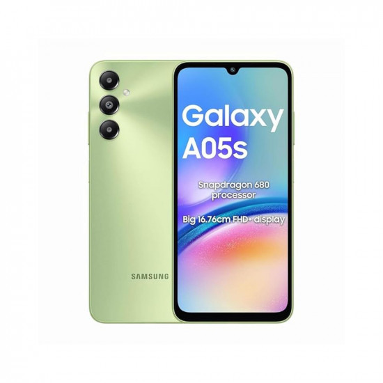 Samsung Galaxy A05s (Light Green, 6GB RAM, 128GB Storage) | 50 MP Main Camera | Upto 12GB RAM with RAM Plus | Snapdragon 680 | 5000 mAh Battery