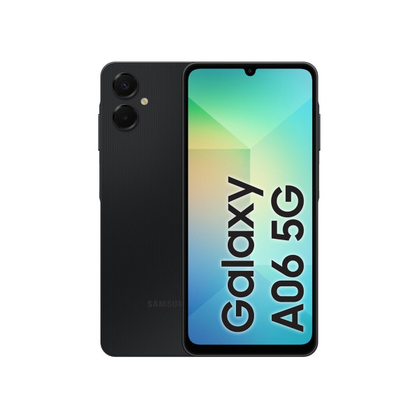 Image of Samsung Galaxy A06 5G, Android Smartphone, Dual SIM Mobile Phone, 4GB RAM, 128GB Storage, Black (BAE Version)
