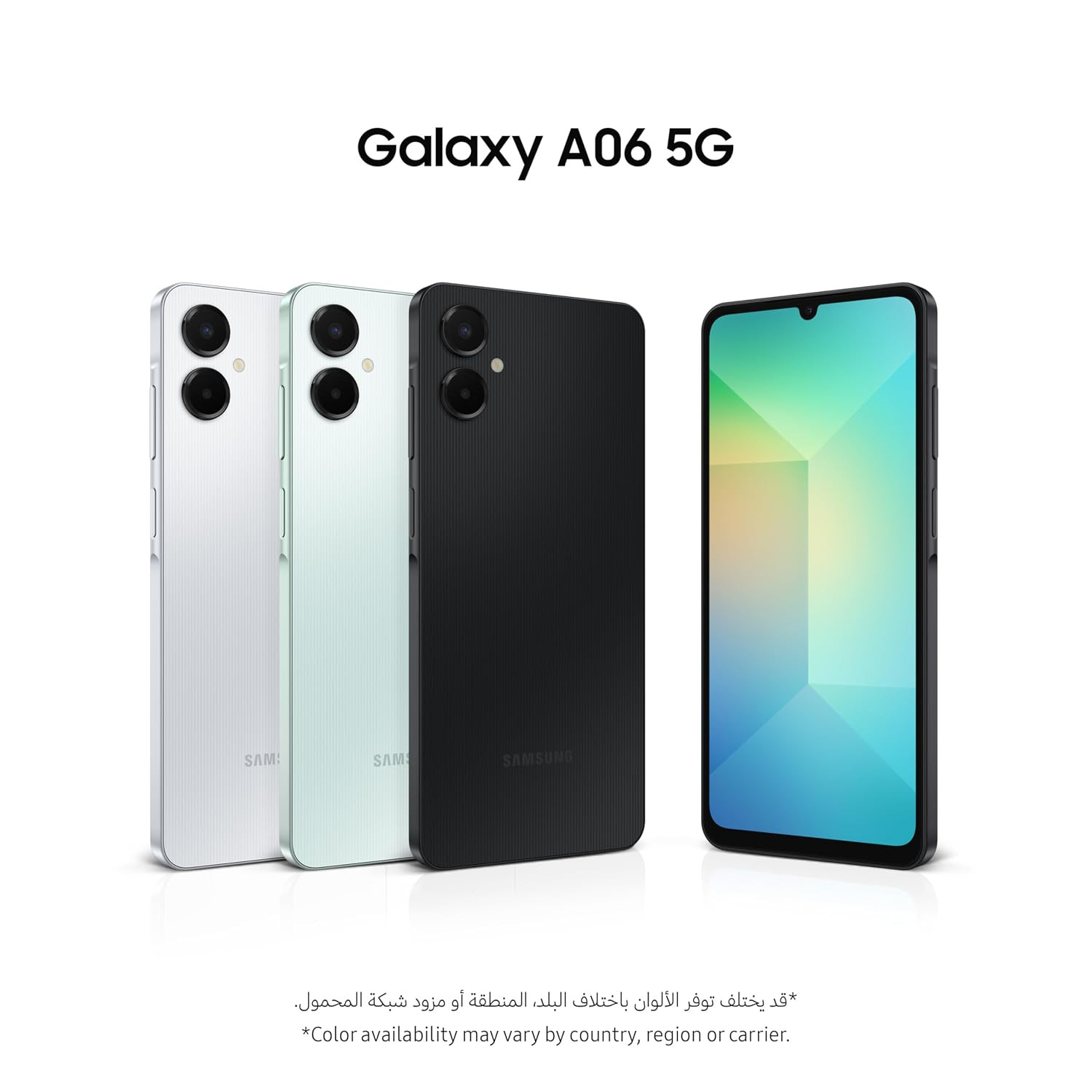 Samsung Galaxy A06 5G Android Smartphone Dual SIM Mobile Phone 4GB RAM 128GB Storage Black BAE Version