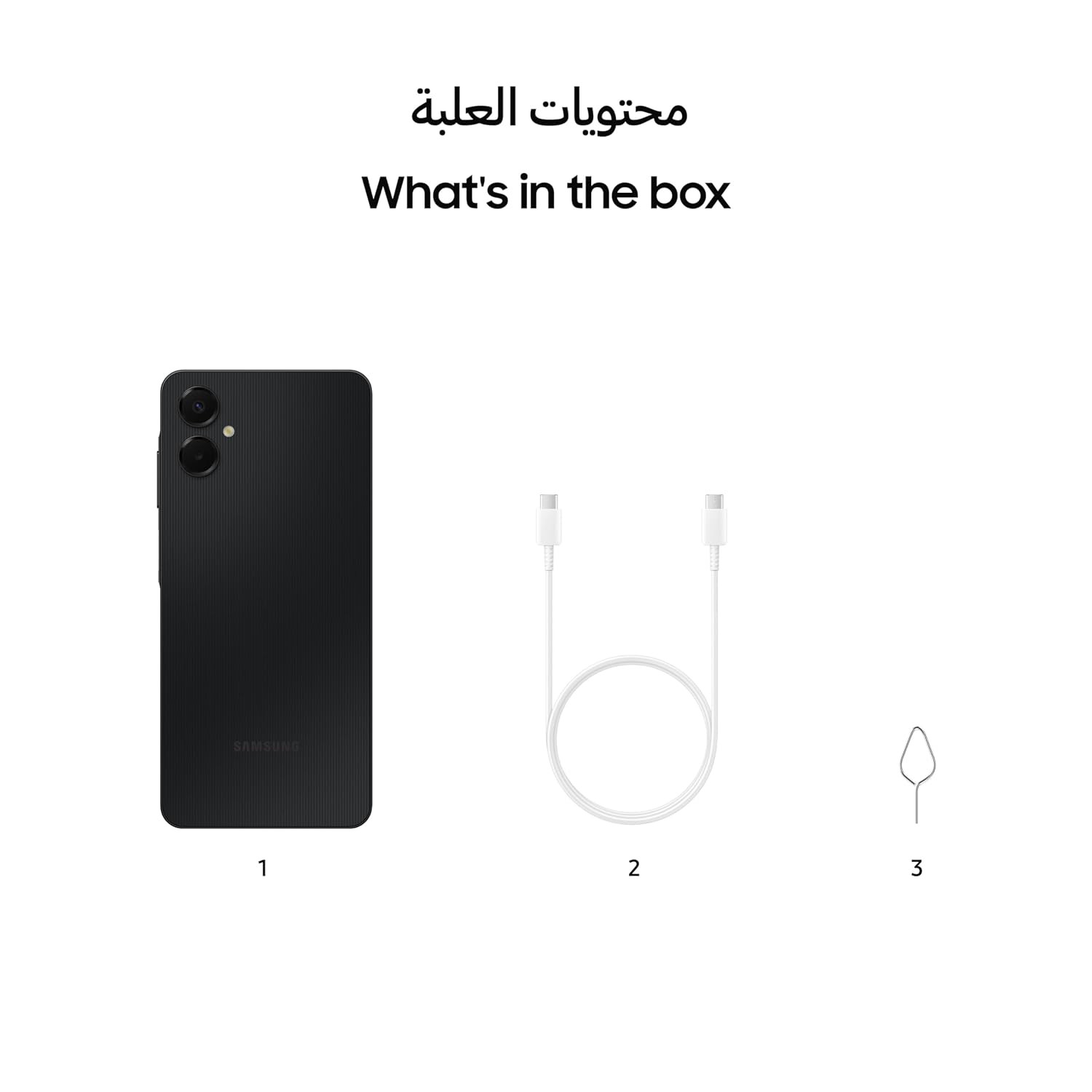Samsung Galaxy A06 5G Android Smartphone Dual SIM Mobile Phone 4GB RAM 128GB Storage Black BAE Version
