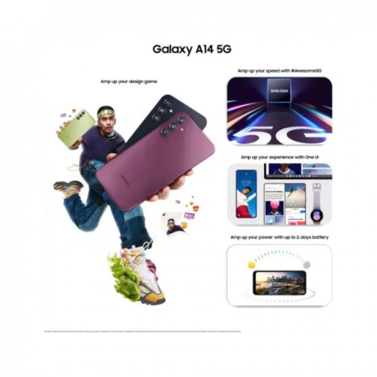 SAMSUNG Galaxy A14 5G (Black, 128 GB) (6 GB RAM)
