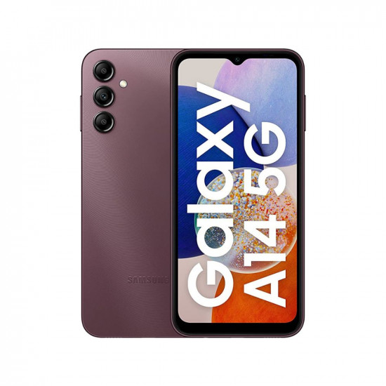 Samsung Galaxy A14 5G (Dark Red, 4GB, 64GB Storage)
