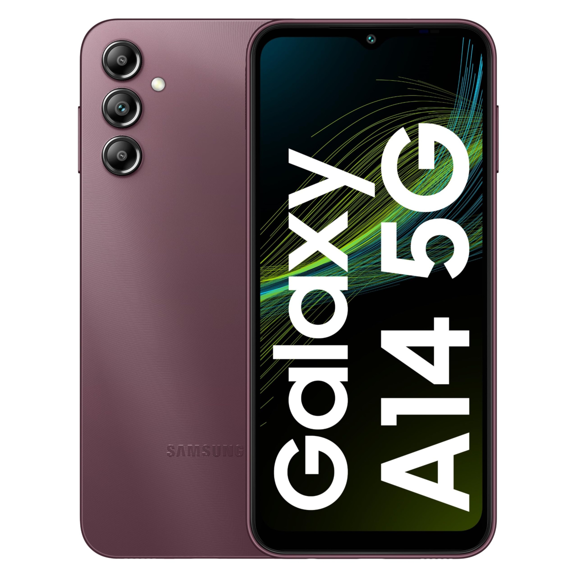 Samsung Galaxy A14 5G Dark Red 6GB 128GB Storage  Triple Rear Camera 50 MP Main  Upto 12 GB RAM with RAM Plus  Without Charger