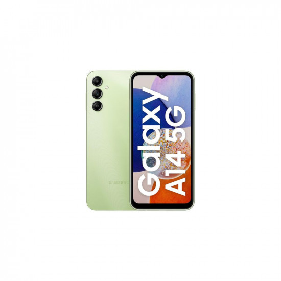 Samsung Galaxy A14 5G (Light Green, 6GB, 128GB Storage) | Triple Rear Camera (50 MP Main) | Upto 12 GB RAM with RAM Plus | Without Charger