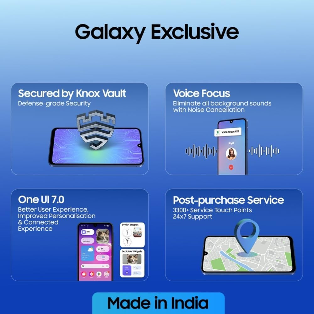 Samsung Galaxy A17 5G Gray 6GB RAM 128GB Storage 50 MP No Shake Camera Gemini Live Circle to Search Super AMOLED Corning Gorilla Glass Victus 75mm Sleek AI