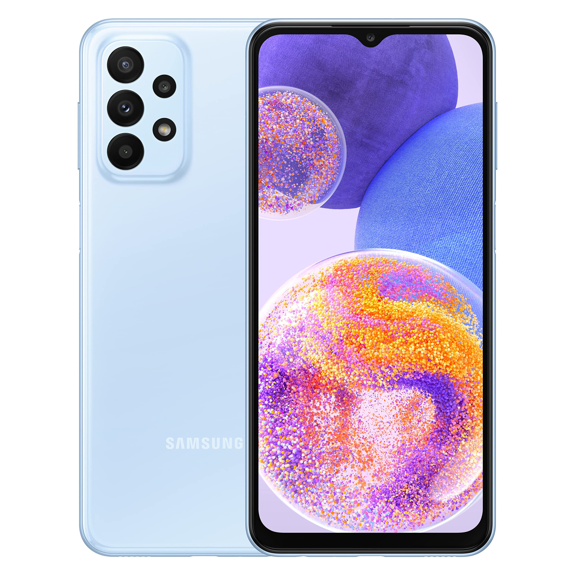 Samsung Galaxy A23 Blue 6GB RAM 128GB Storage with No Cost EMIAdditional Exchange Offers