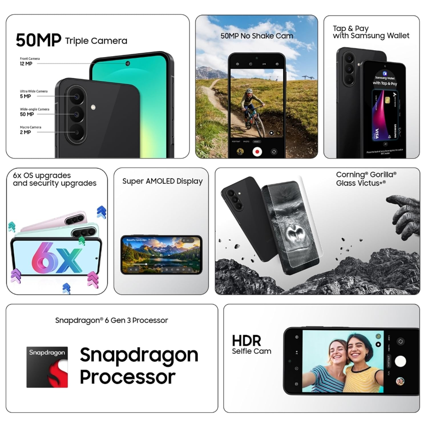 Samsung Galaxy A27 5G Black 6GB RAM 128GB Storage