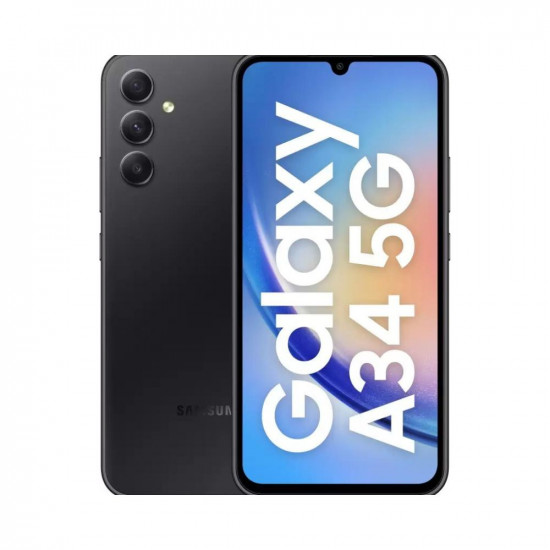 SAMSUNG Galaxy A34 5G (Awesome Graphite, 128 GB) (8 GB RAM)