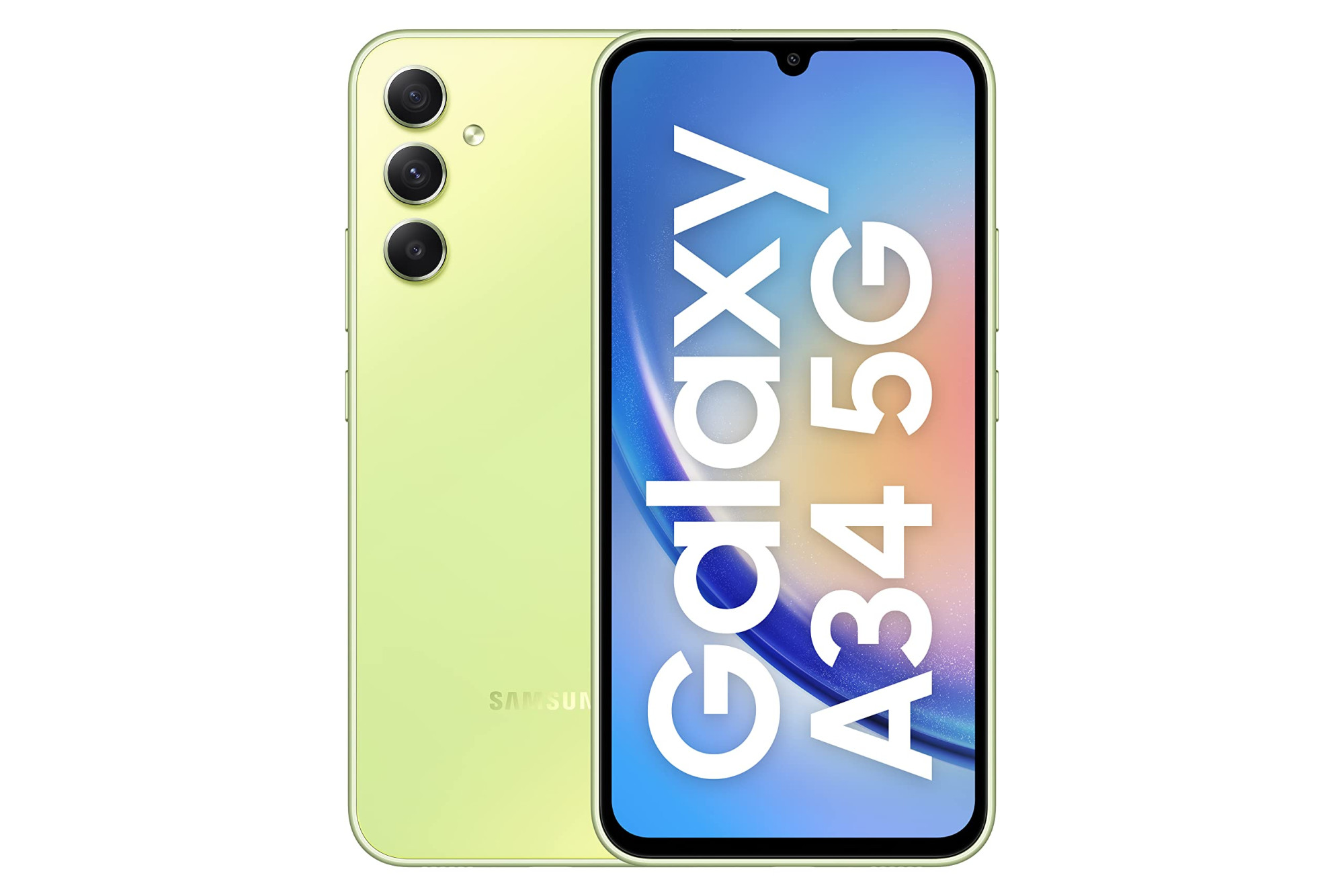 Samsung Galaxy A34 5G Awesome Lime 8GB 128GB Storage  48 MP No Shake Cam OIS  IP67  Gorilla Glass 5  Voice Focus  Without Charger