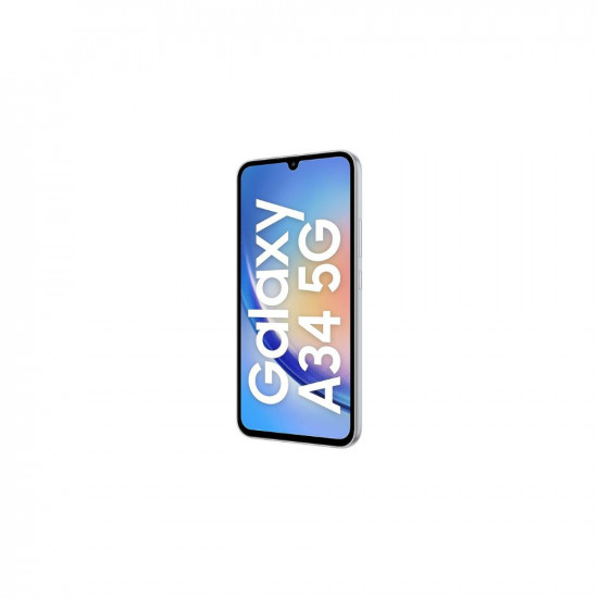 Samsung Galaxy A34 5G (Awesome Silver, 8GB, 128GB Storage) | 48 MP No Shake Cam (OIS) | IP67 | Gorilla Glass 5 | Voice Focus | Without Charger
