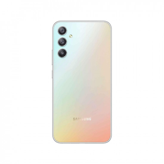 Samsung Galaxy A34 5G (Awesome Silver, 8GB, 128GB Storage) | 48 MP No Shake Cam (OIS) | IP67 | Gorilla Glass 5 | Voice Focus | Without Charger