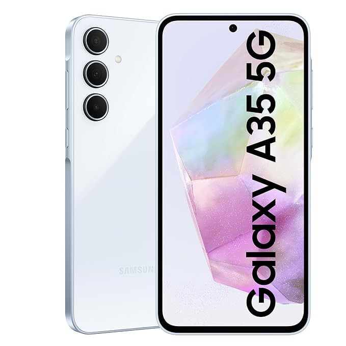 Samsung Galaxy A35 5G Awesome Iceblue 8GB RAM 128GB Storage Without Offer