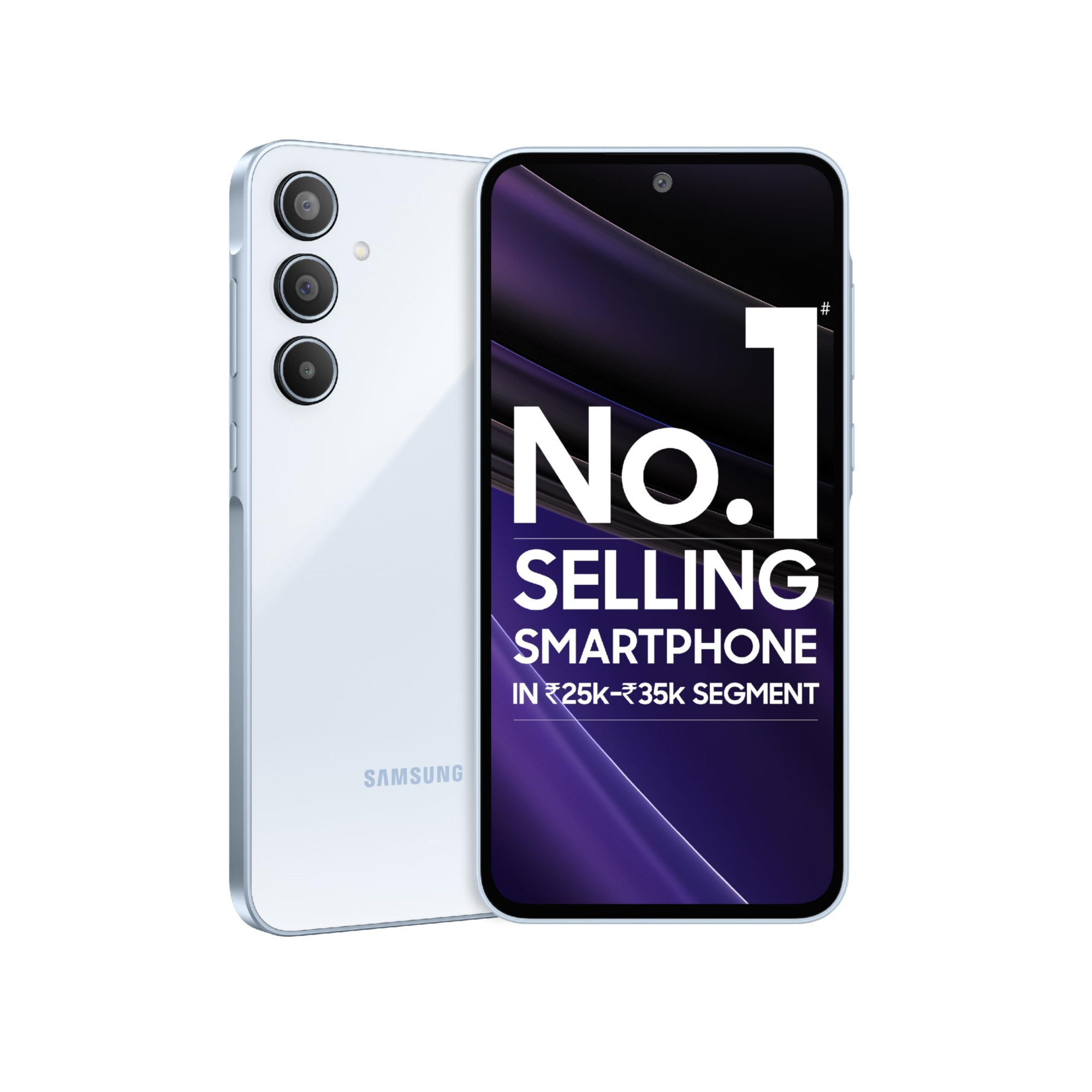 Samsung Galaxy A35 5G Awesome Iceblue 8GB RAM 256GB Storage  Premium Glass Back  50 MP Main Camera OIS  Nightography  IP67  Corning Gorilla Glass Victus  sAMOLED with Vision Booster