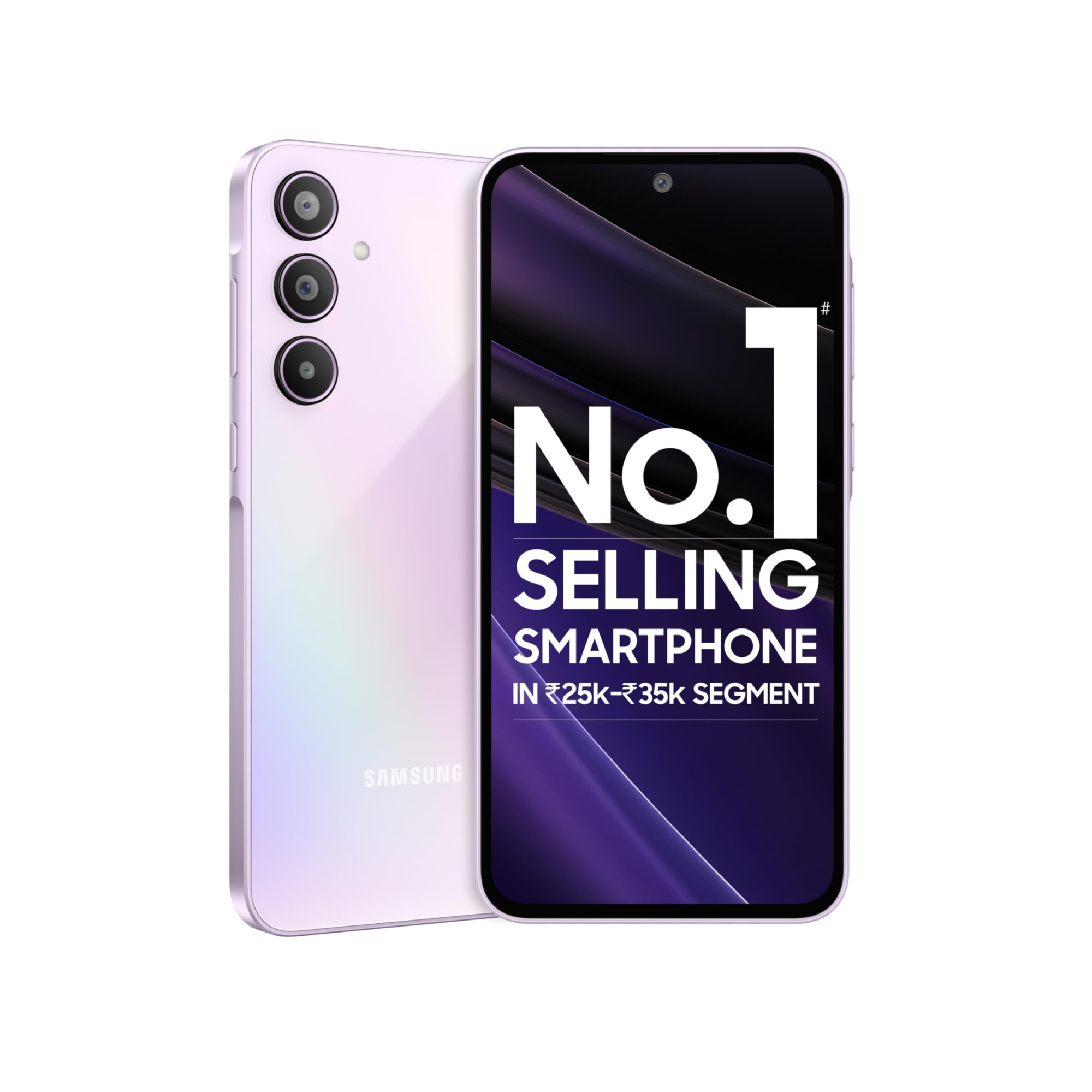 Samsung Galaxy A35 5G Awesome Lilac 8GB RAM 256GB Storage  Premium Glass Back  50 MP Main Camera OIS  Nightography  IP67  Corning Gorilla Glass Victus  sAMOLED with Vision Booster