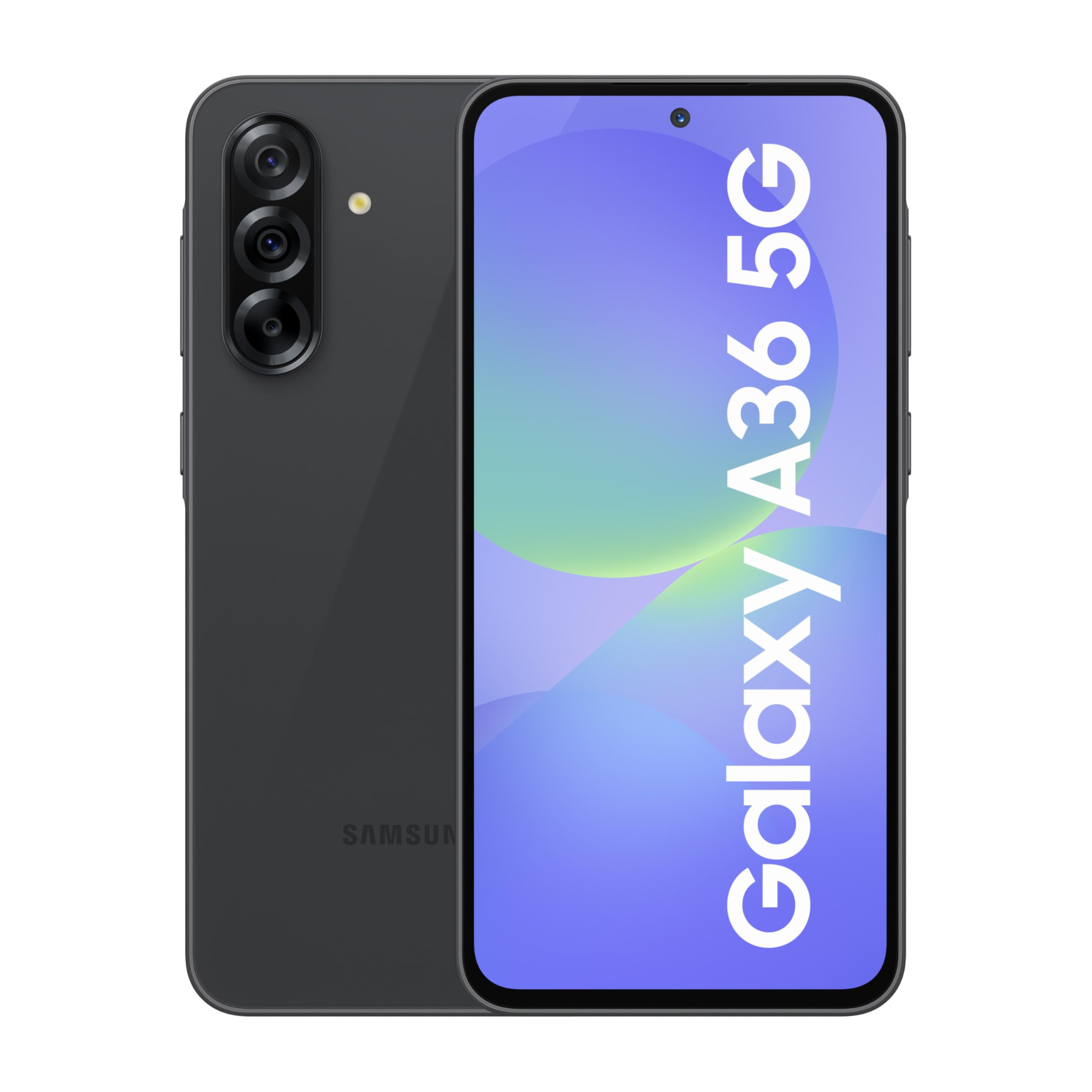Samsung Galaxy A36 5G Awesome Black 8GB 128GB  Gemini Live  Awesome Intelligence AI Circle to Search My Filter Object Eraser  4nm Snapdragon Processor  Flagship Grade Camera