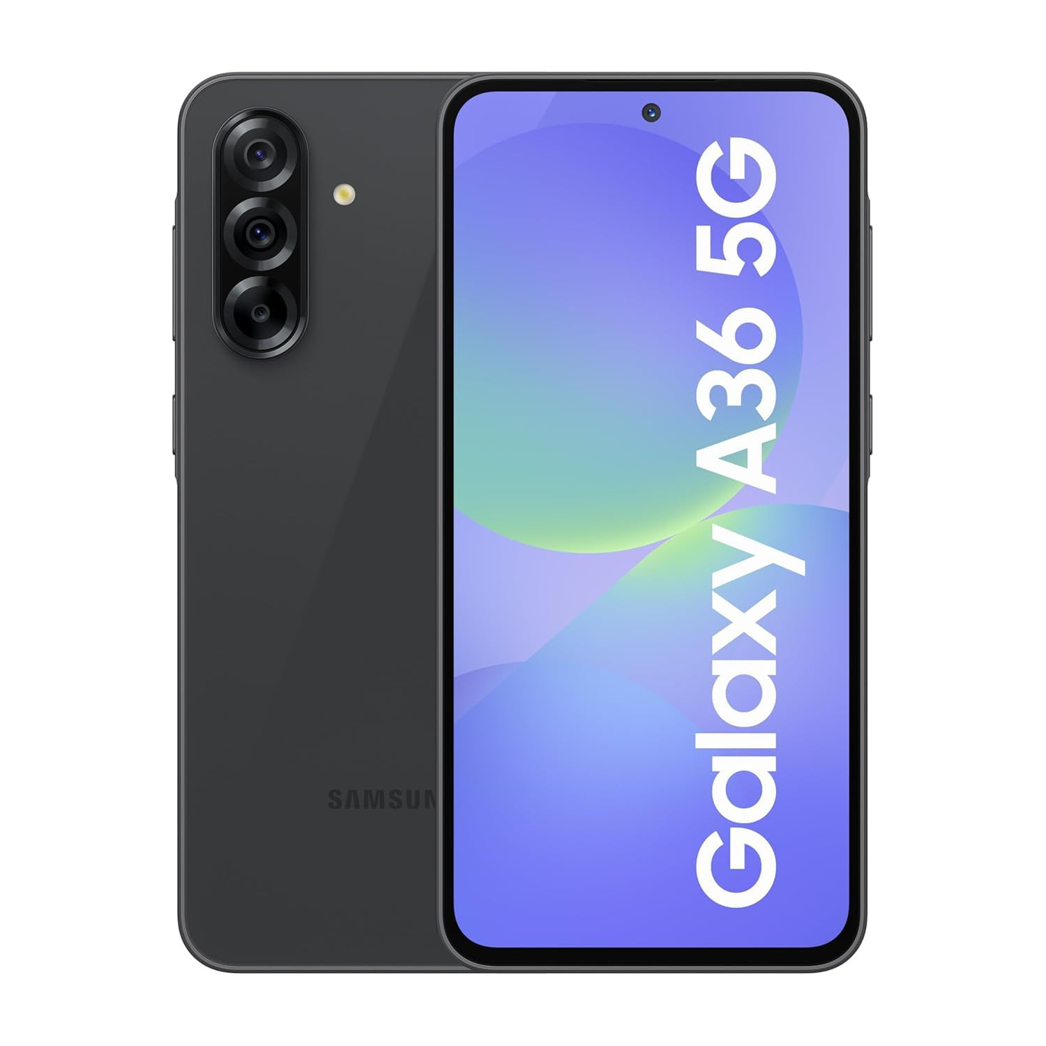 Samsung Galaxy A36 5G Awesome Black 8GB 256GB  Gemini Live  Awesome Intelligence AI Circle to Search My Filter Object Eraser  4nm Snapdragon Processor  Flagship Grade Camera