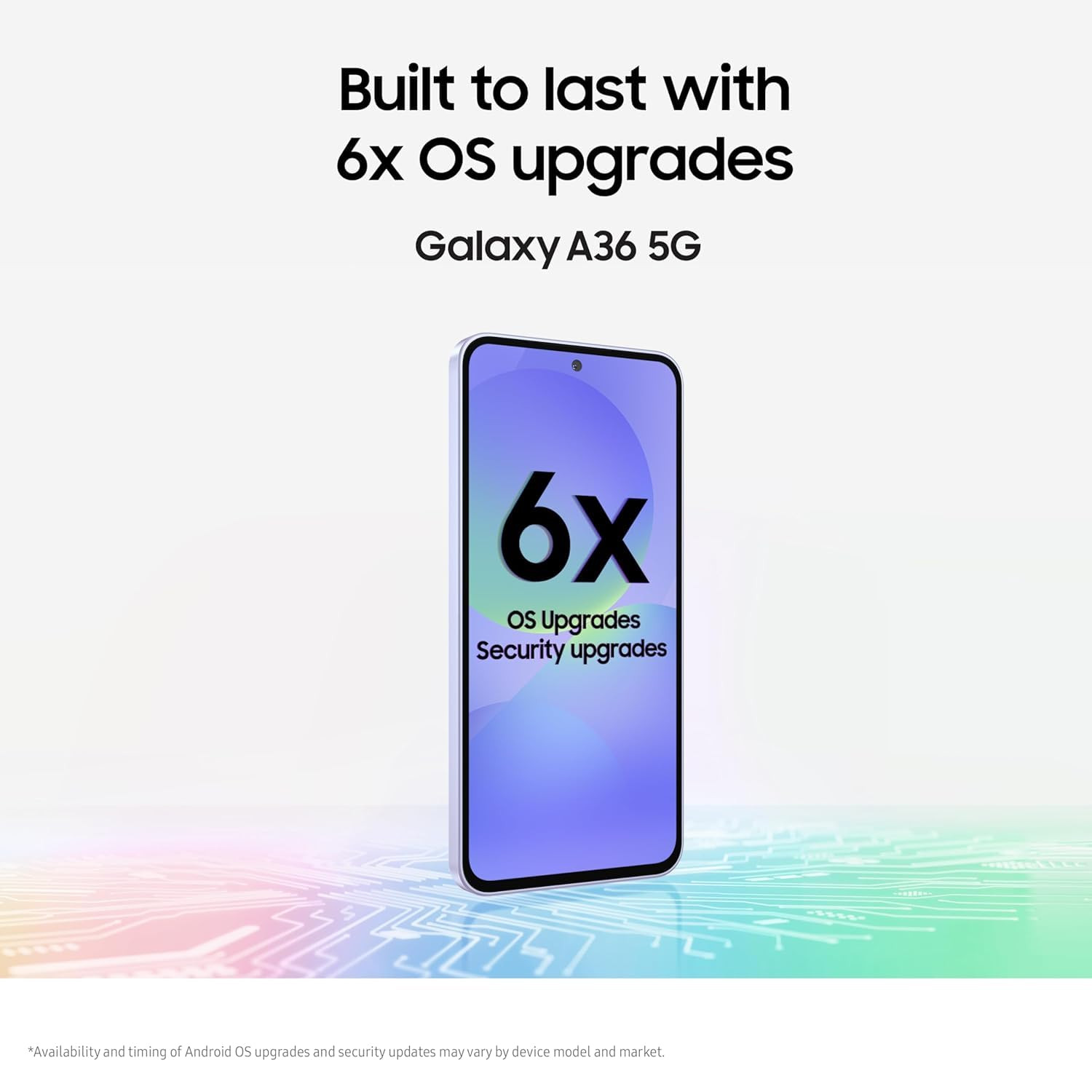 Samsung Galaxy A36 5G Awesome Black 8GB 256GB  Gemini Live  Awesome Intelligence AI Circle to Search My Filter Object Eraser  4nm Snapdragon Processor  Flagship Grade Camera