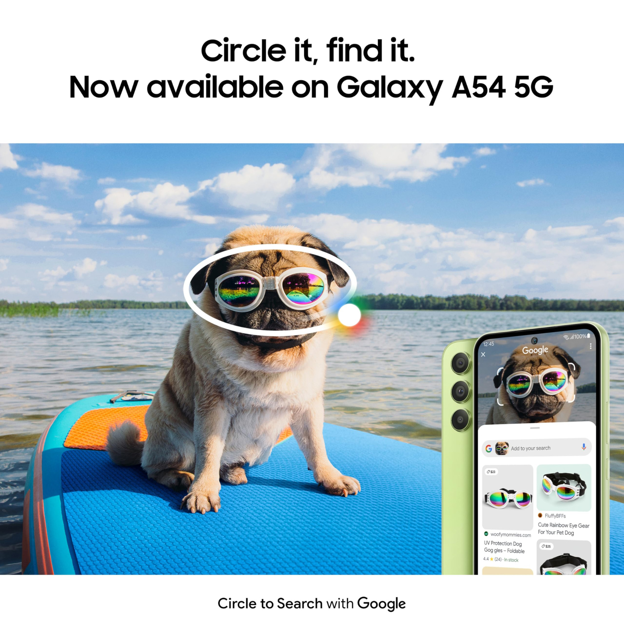 Samsung Galaxy A54 5G Awesome Graphite 8GB 128GB Storage  50 MP No Shake Cam OIS  IP67  Gorilla Glass 5  Voice Focus  Without Charger