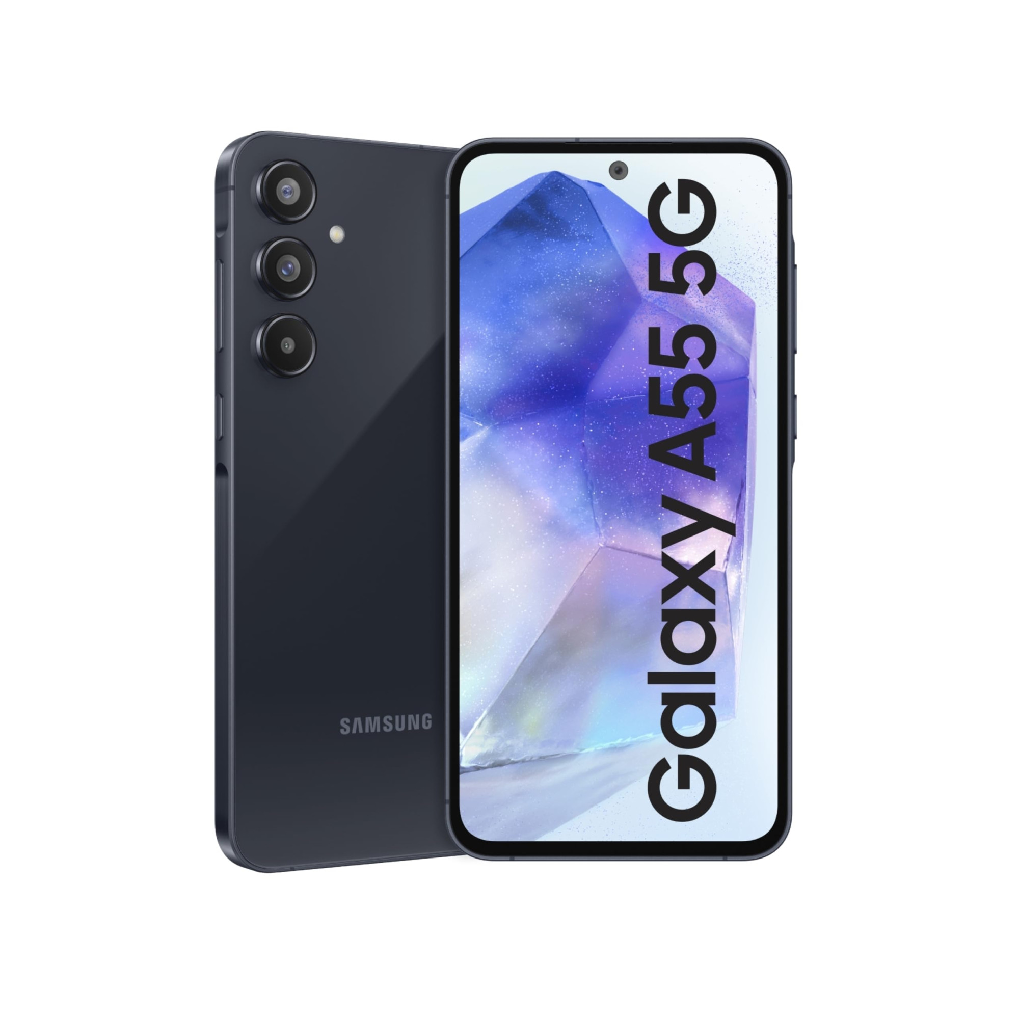 Samsung Galaxy A55 5G Awesome Navy 12GB RAM 256GB Storage  AI  Metal Frame  50 MP Main Camera OIS  Super HDR Video Nightography  IP67  Corning Gorilla Glass Victus  sAMOLED Display